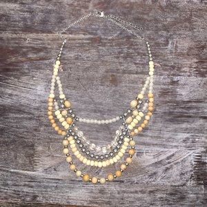 Express Beaded Bib Necklace